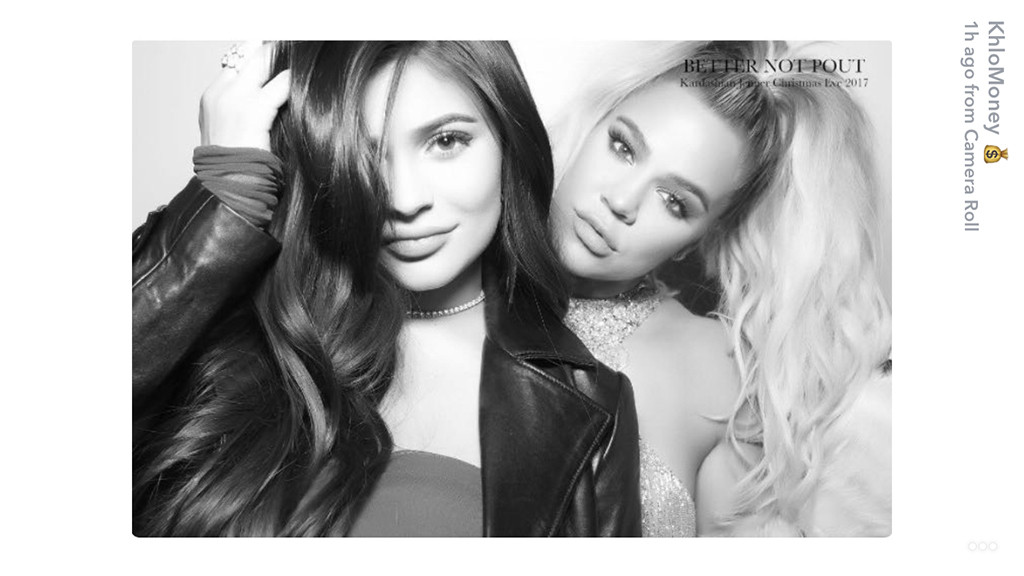 Kylie Jenner Poses for Photos With Khloe Kardashian at Holiday Party